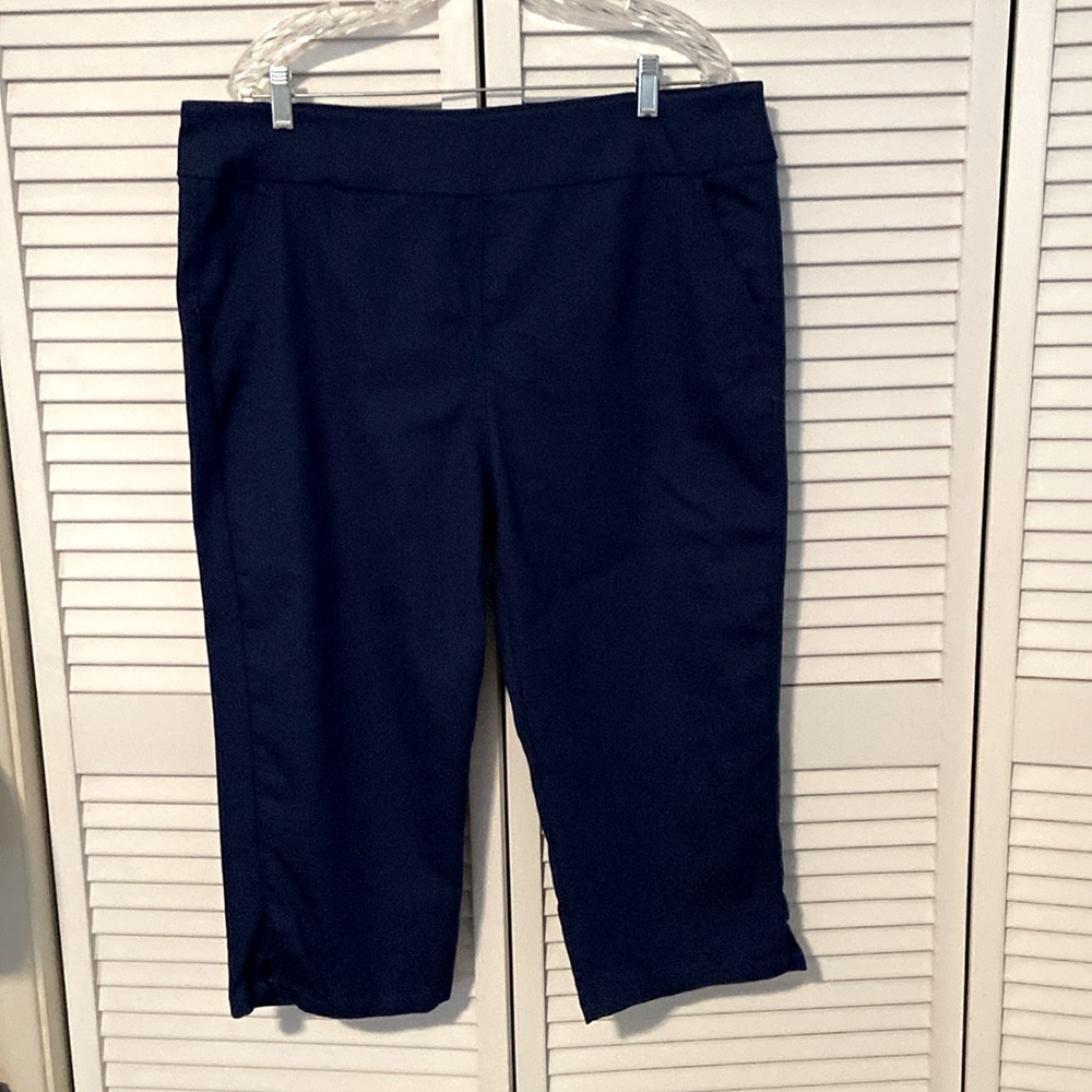 Womens Blair Capris Navy 16W